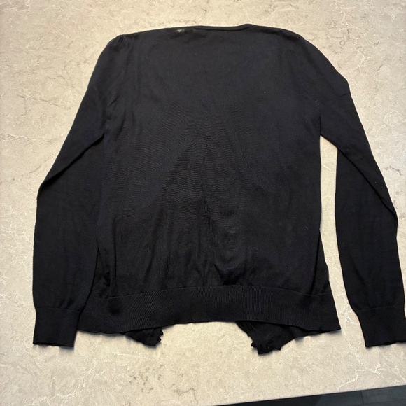 Ted Baker cotton cardigan with black floral button panel - Picture 6 of 10